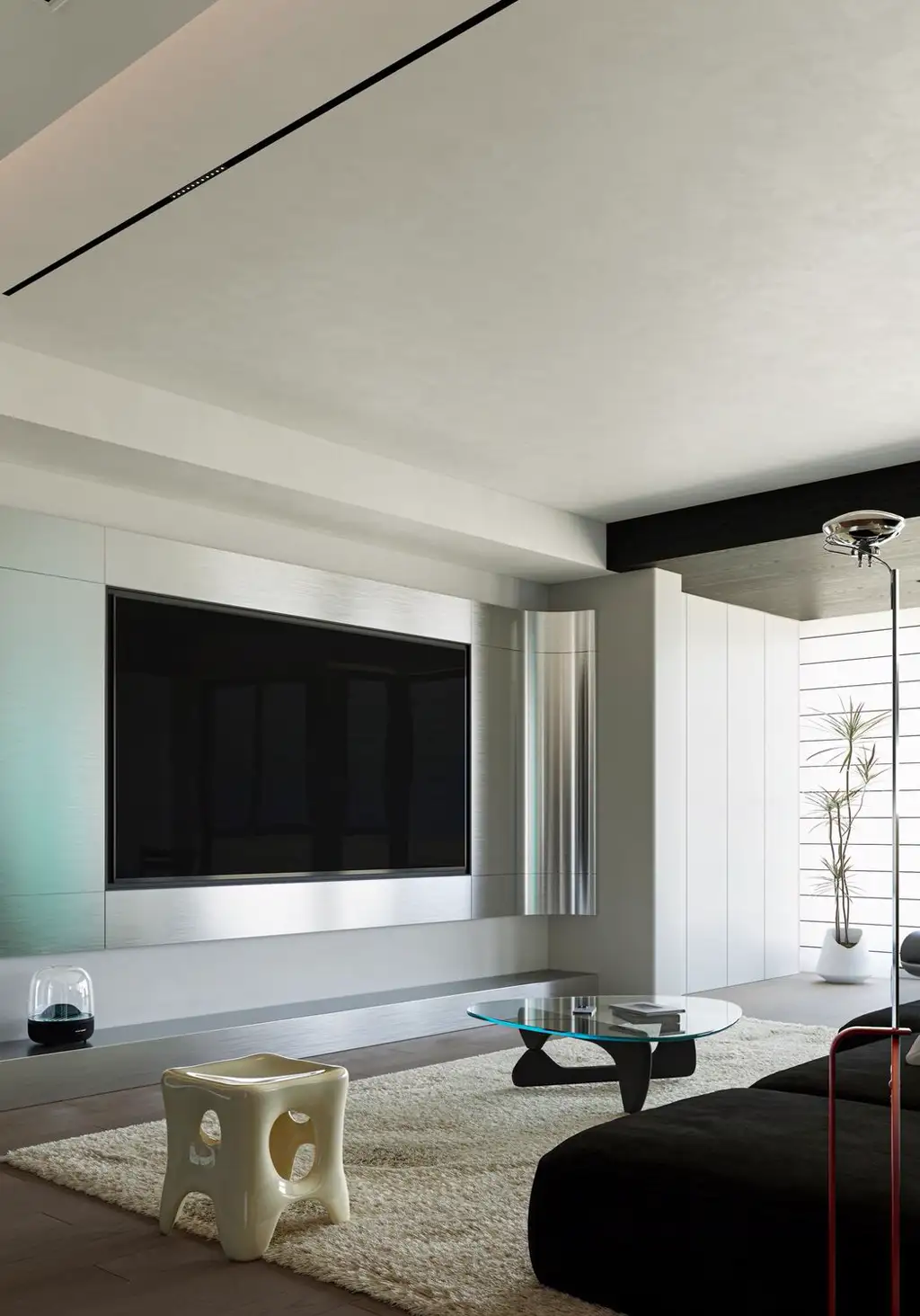 Italian Minimal Interior Rendering 10, interior view 5