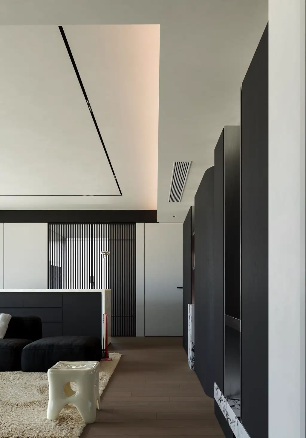 Italian Minimal Interior Rendering 10, interior view 8