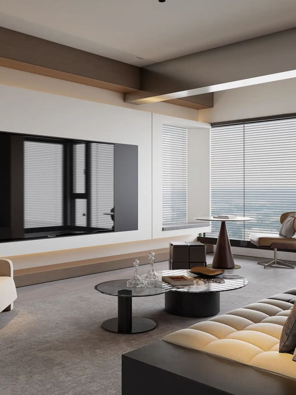 Italian Minimal Interior Rendering 11, interior view 1