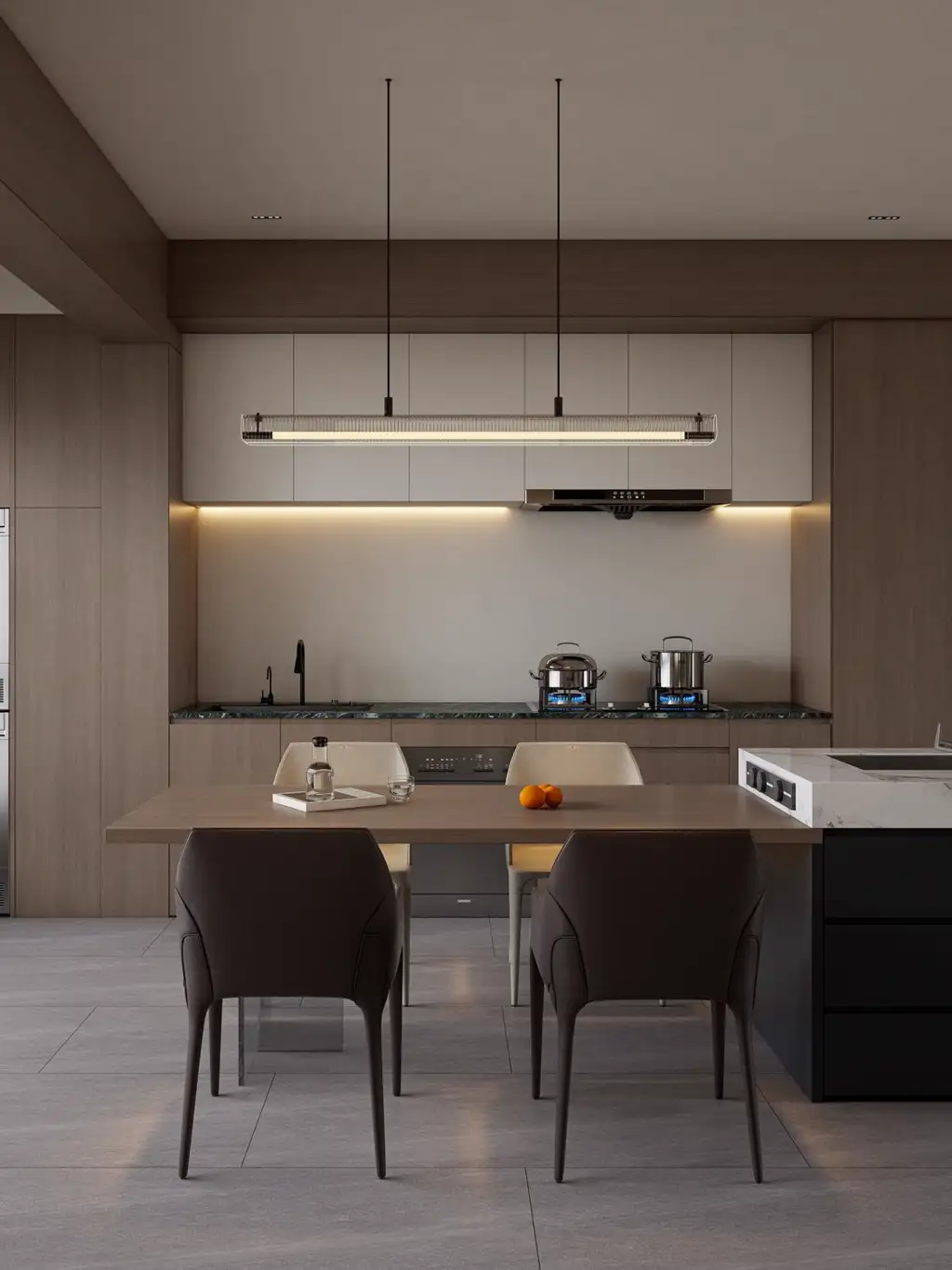 Italian Minimal Interior Rendering 11, interior view 7