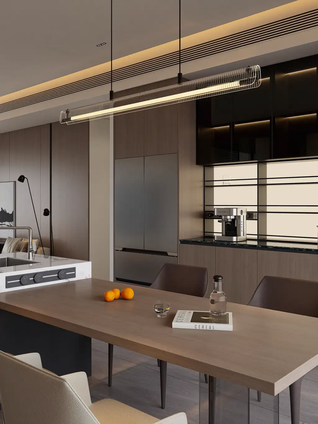Italian Minimal Interior Rendering 11, interior view 9
