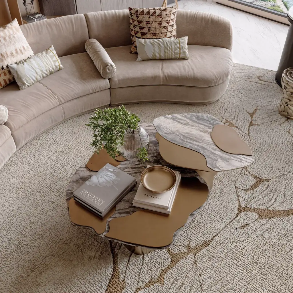 Italian Light Luxury Interior Rendering 02, interior view 6