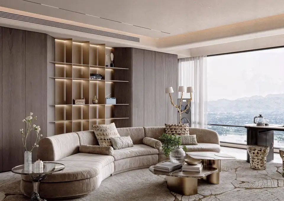 Italian Light Luxury Interior Rendering 02 cover rendering