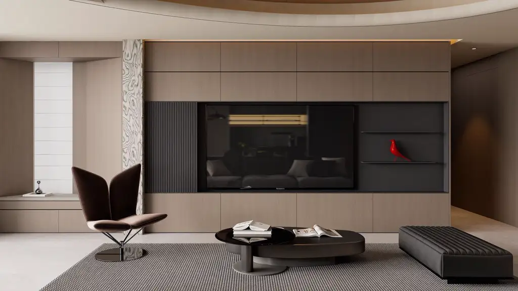 Italian Light Luxury Interior Rendering 03, interior view 4