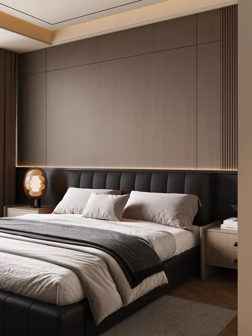 Italian Light Luxury Interior Rendering 03, interior view 12