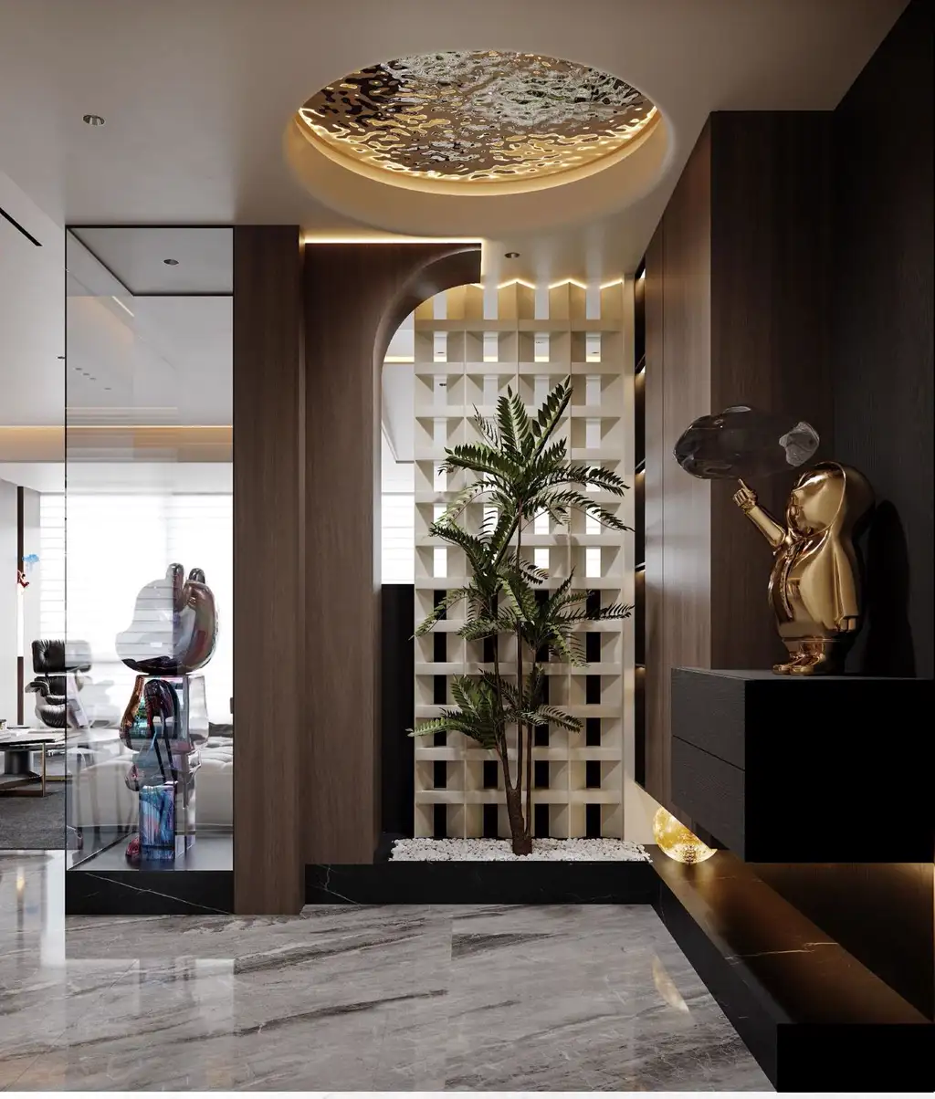 Italian Light Luxury Interior Rendering 04, interior view 12