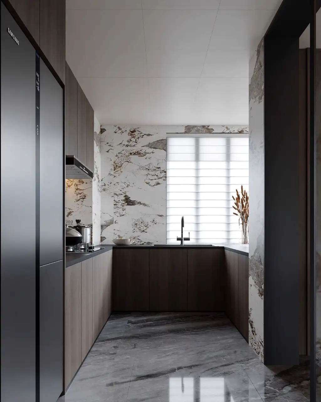 Italian Light Luxury Interior Rendering 04, interior view 14