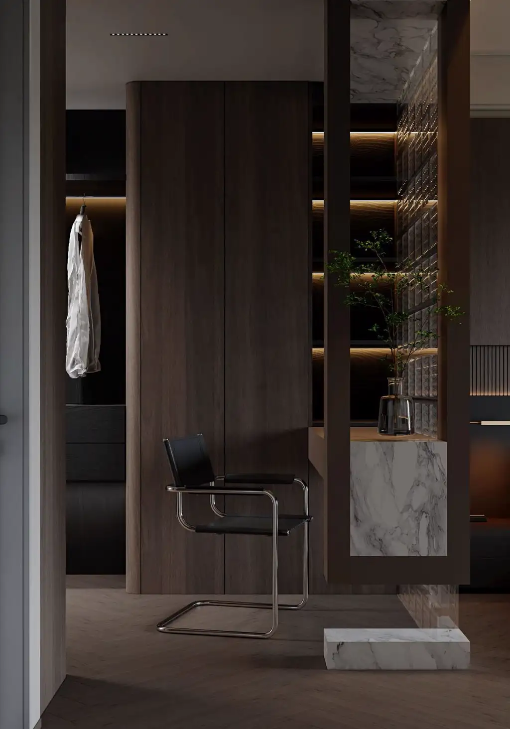 Italian Light Luxury Interior Rendering 04, interior view 15
