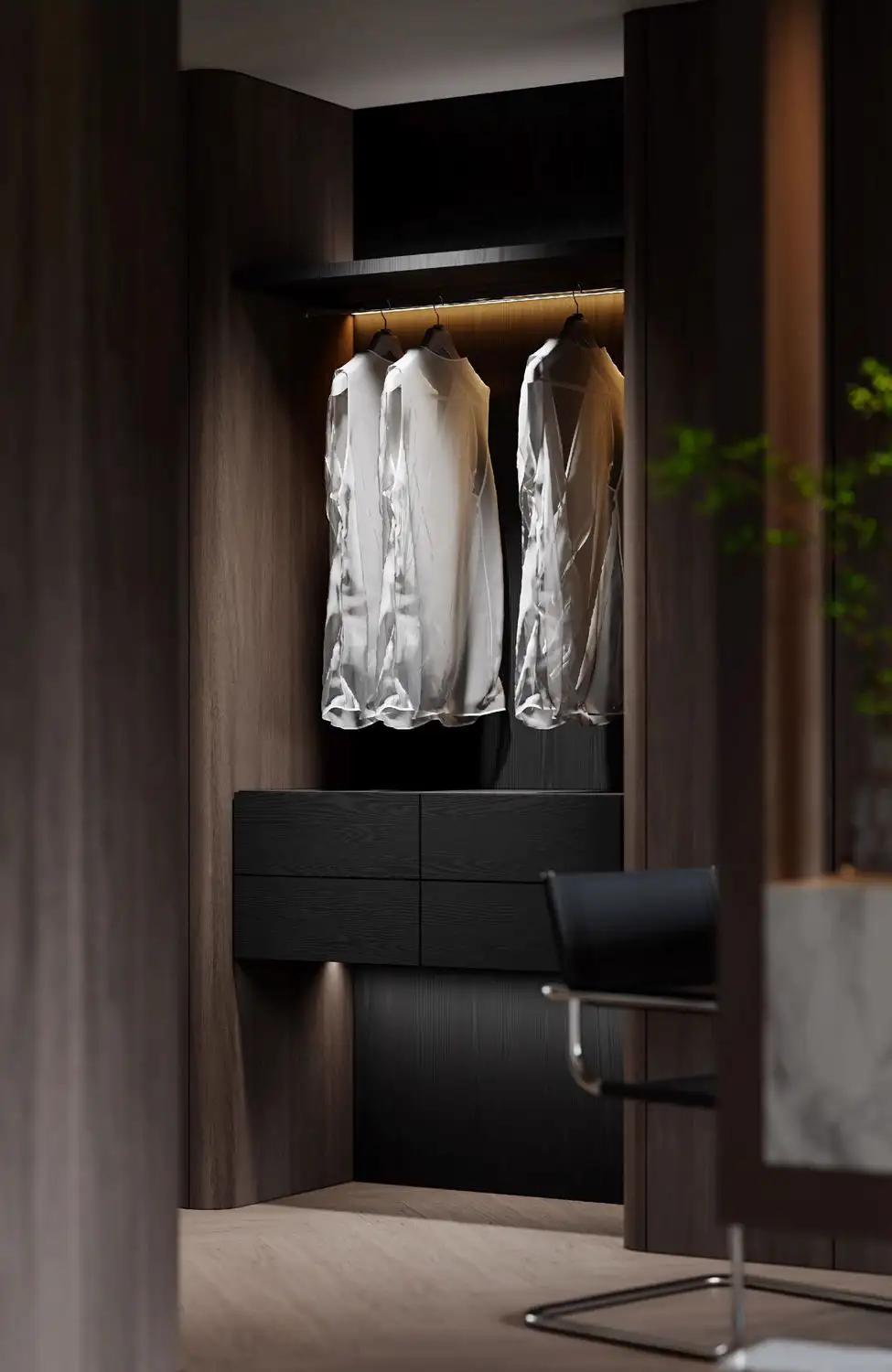 Italian Light Luxury Interior Rendering 04, interior view 16