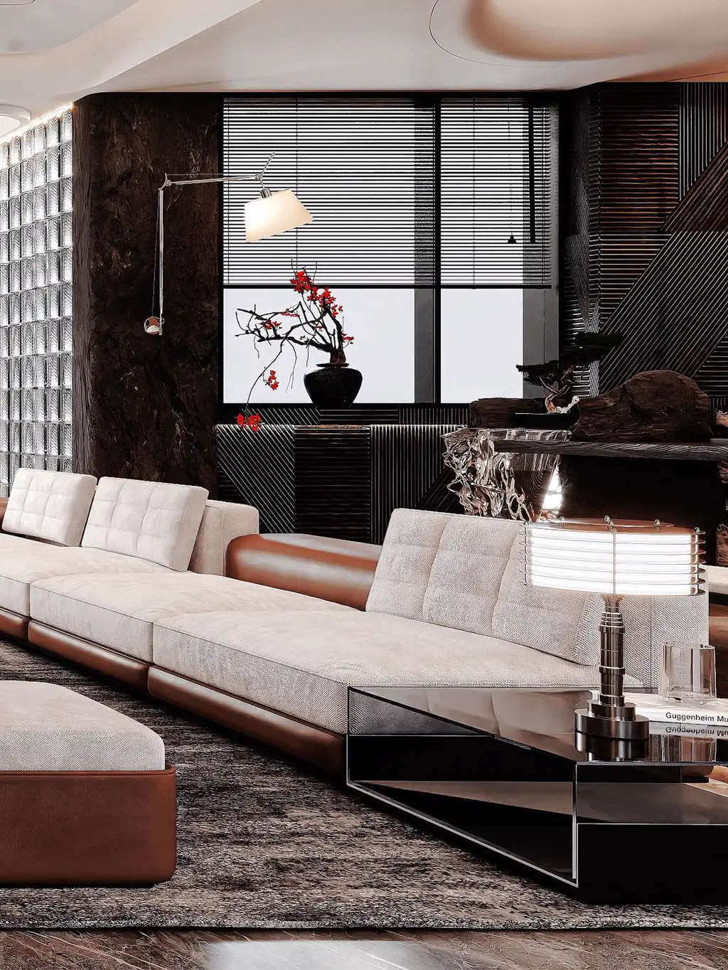 Italian Light Luxury Interior Rendering 05, interior view 4