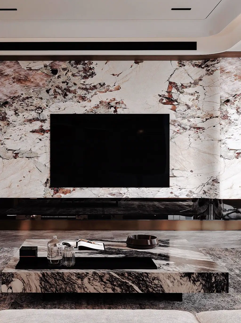 Italian Light Luxury Interior Rendering 05, interior view 7