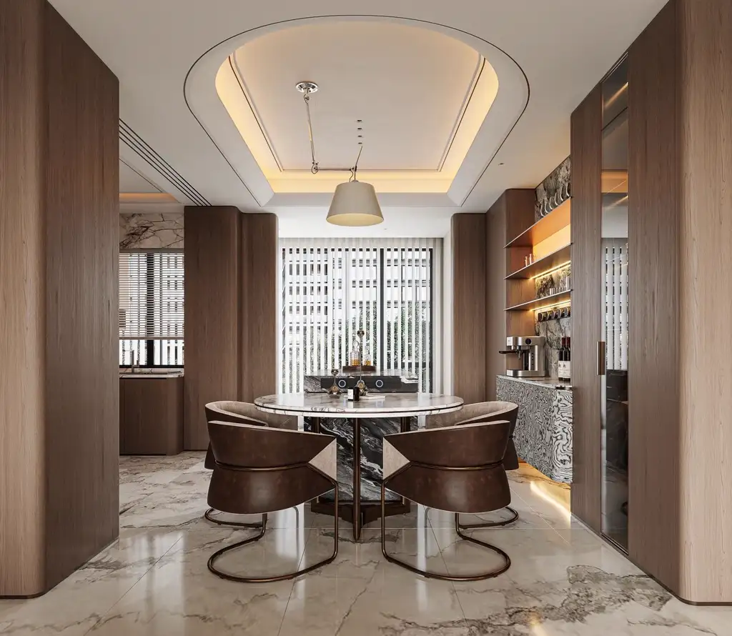 Italian Light Luxury Interior Rendering 06, interior view 6
