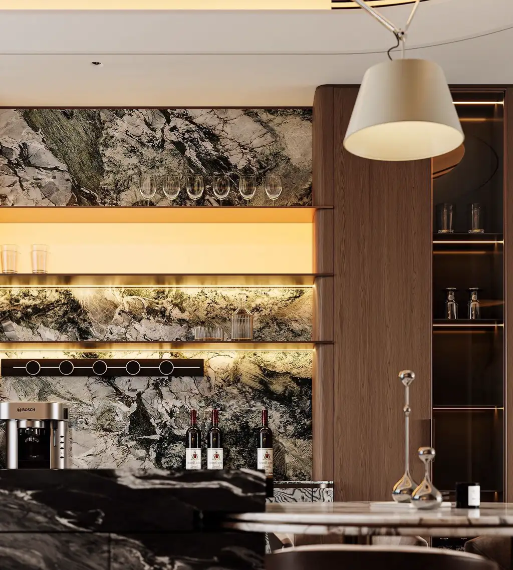Italian Light Luxury Interior Rendering 06, interior view 10