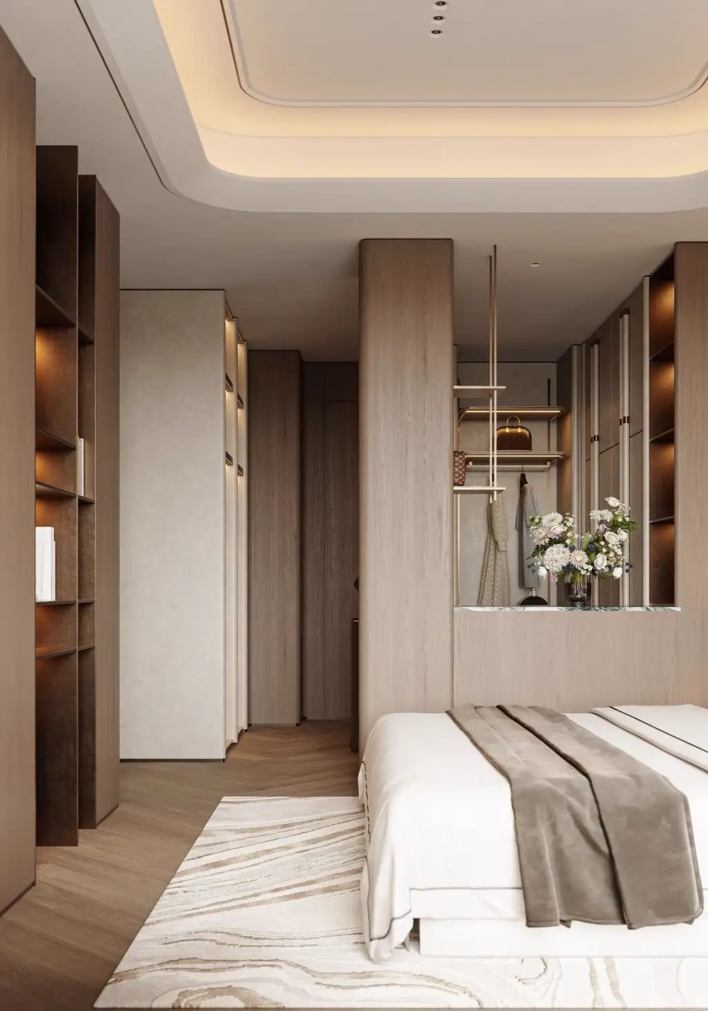 Italian Light Luxury Interior Rendering 06, interior view 13