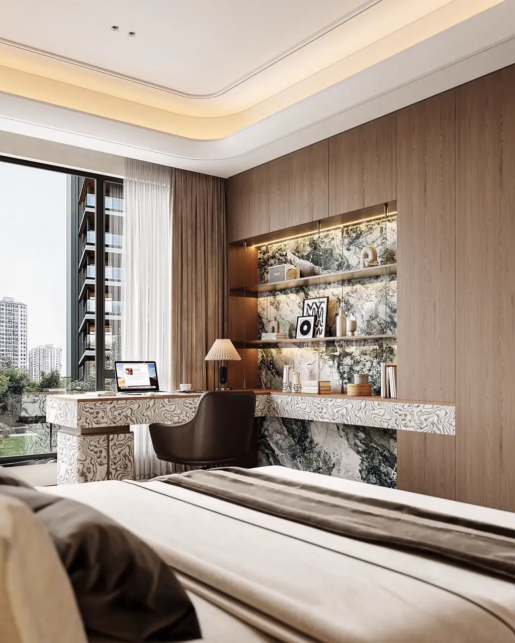 Italian Light Luxury Interior Rendering 06, interior view 14
