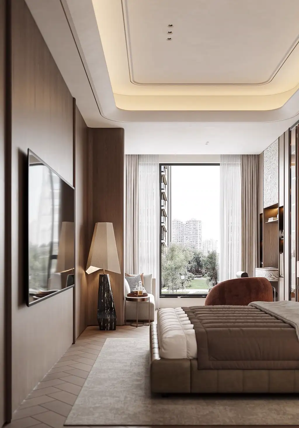 Italian Light Luxury Interior Rendering 06, interior view 16
