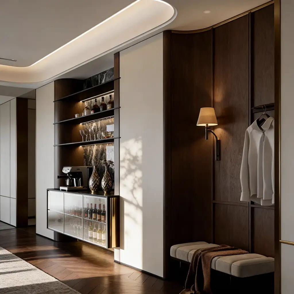 Italian Light Luxury Interior Rendering 07, interior view 2