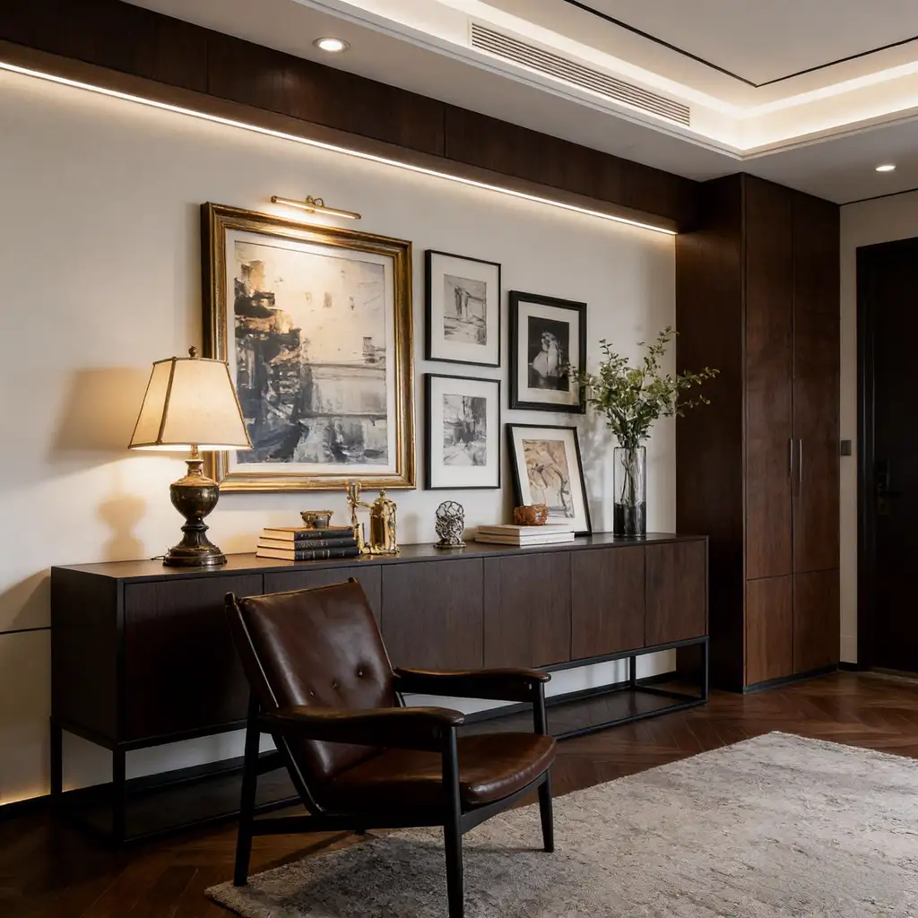 Italian Light Luxury Interior Rendering 07, interior view 5