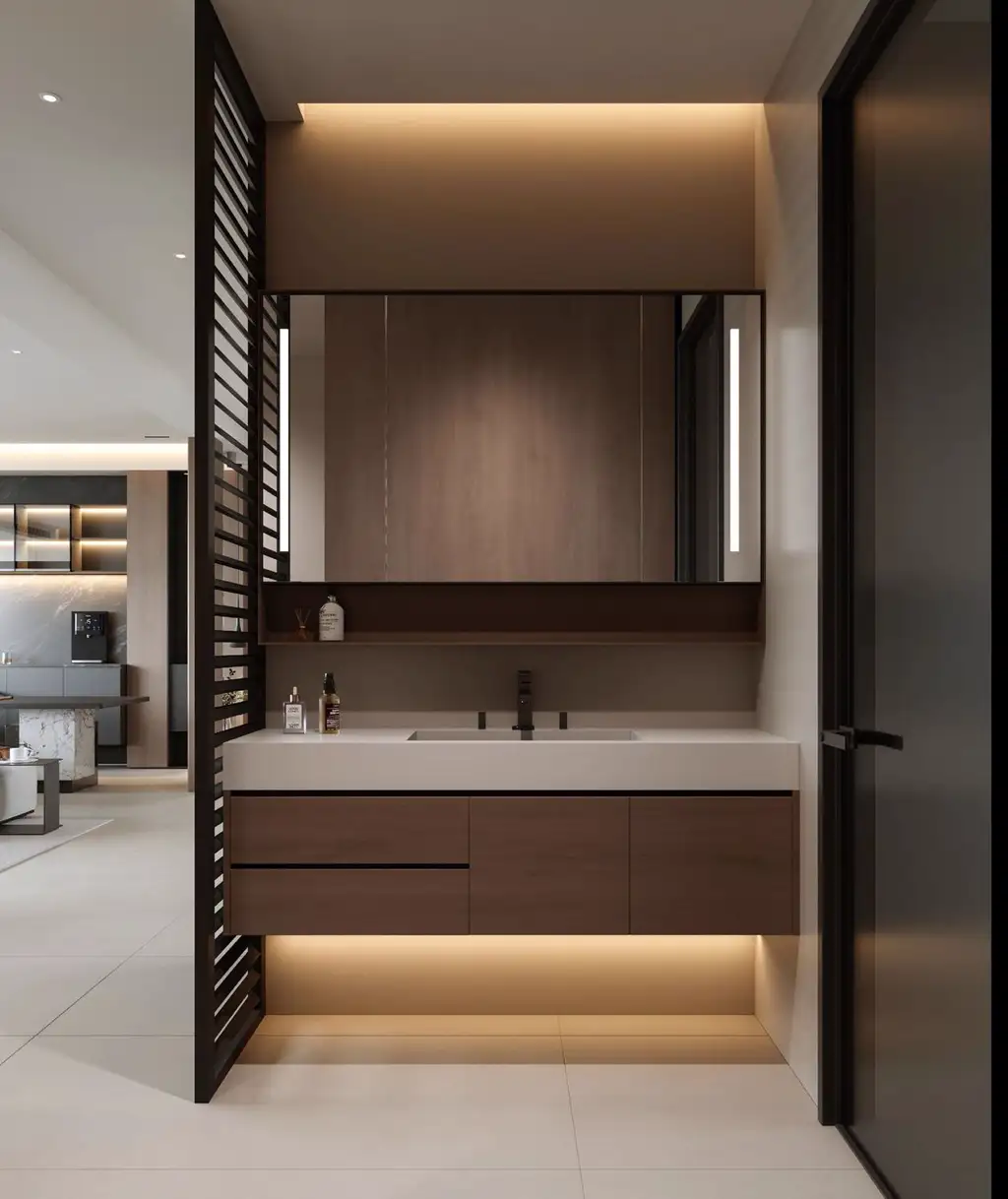 Italian Minimal Interior Rendering 12, interior view 9