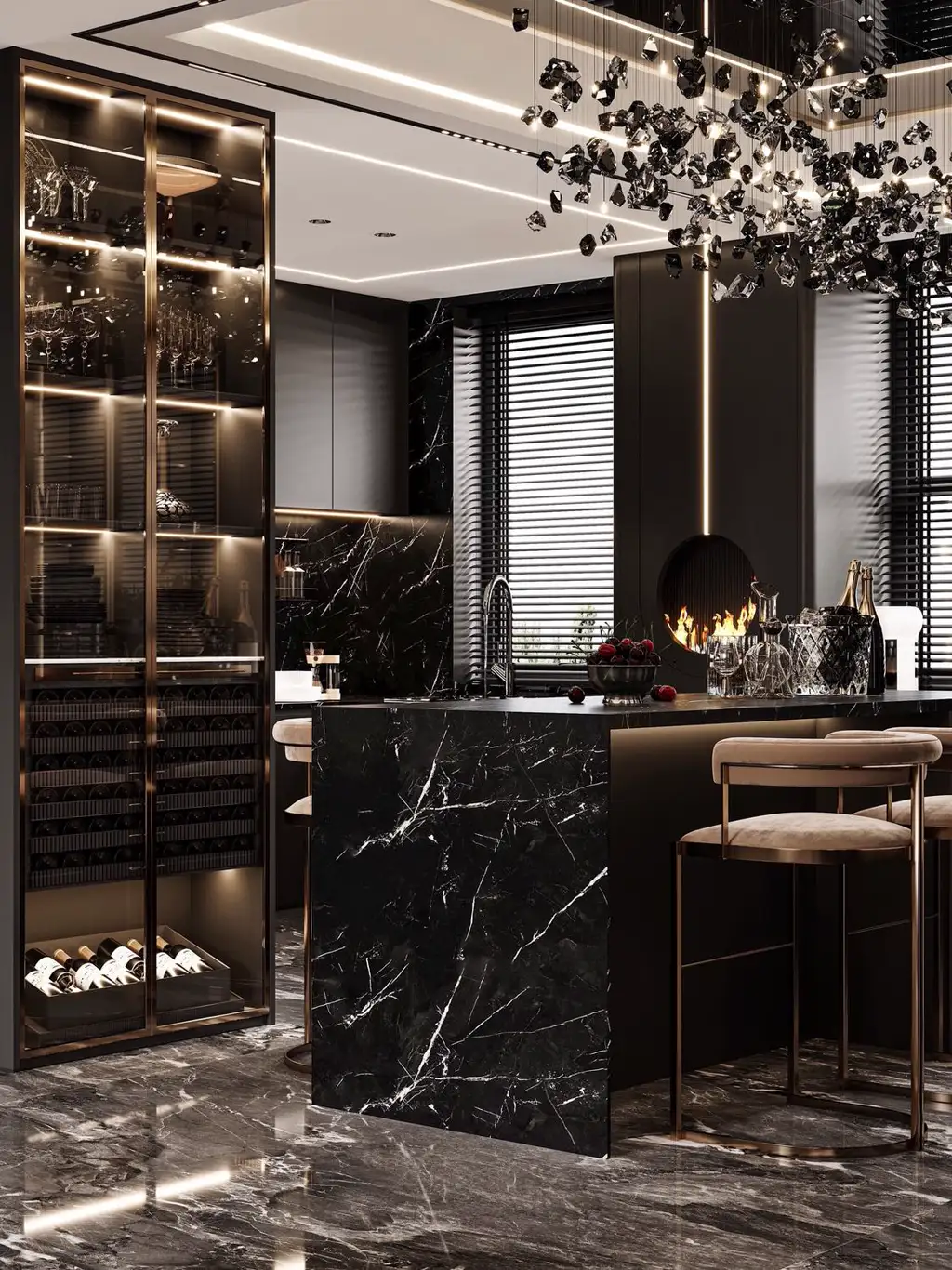 Italian Light Luxury Interior Rendering 08, interior view 6