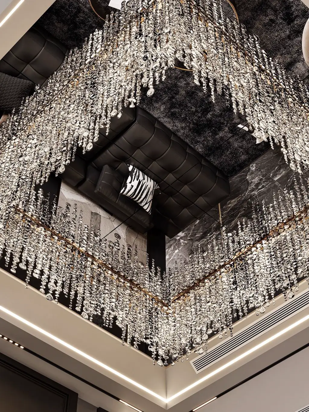 Italian Light Luxury Interior Rendering 08, interior view 10