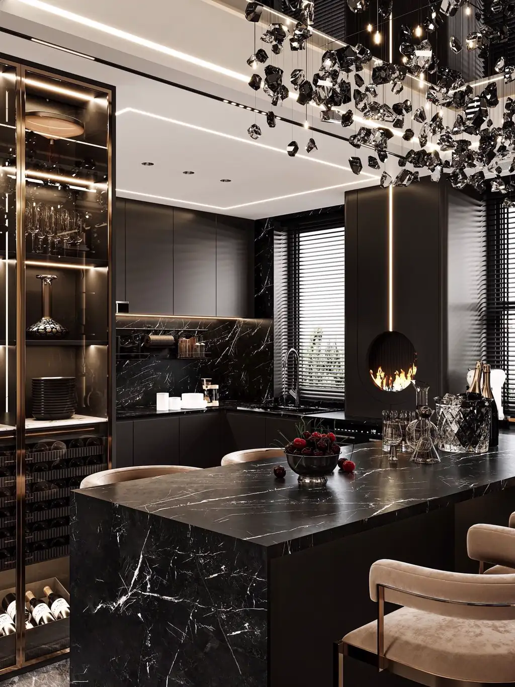 Italian Light Luxury Interior Rendering 08, interior view 11