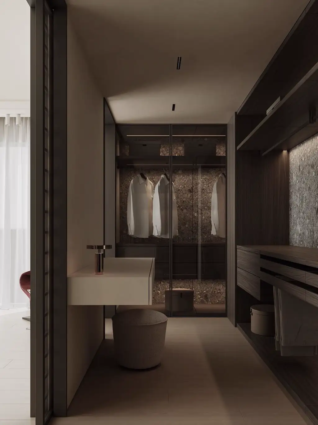 Double-height Villa Rendering 04, interior view 10