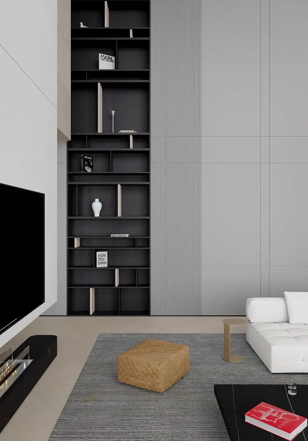 Double-height Villa Rendering 05, interior view 6