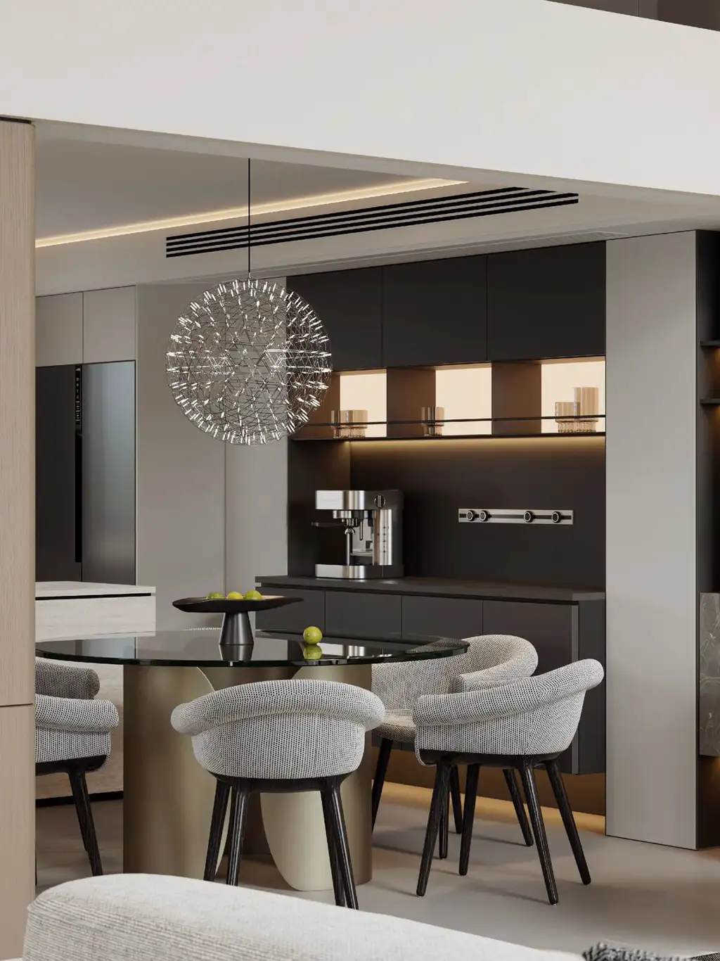 Double-height Villa Rendering 06, interior view 9