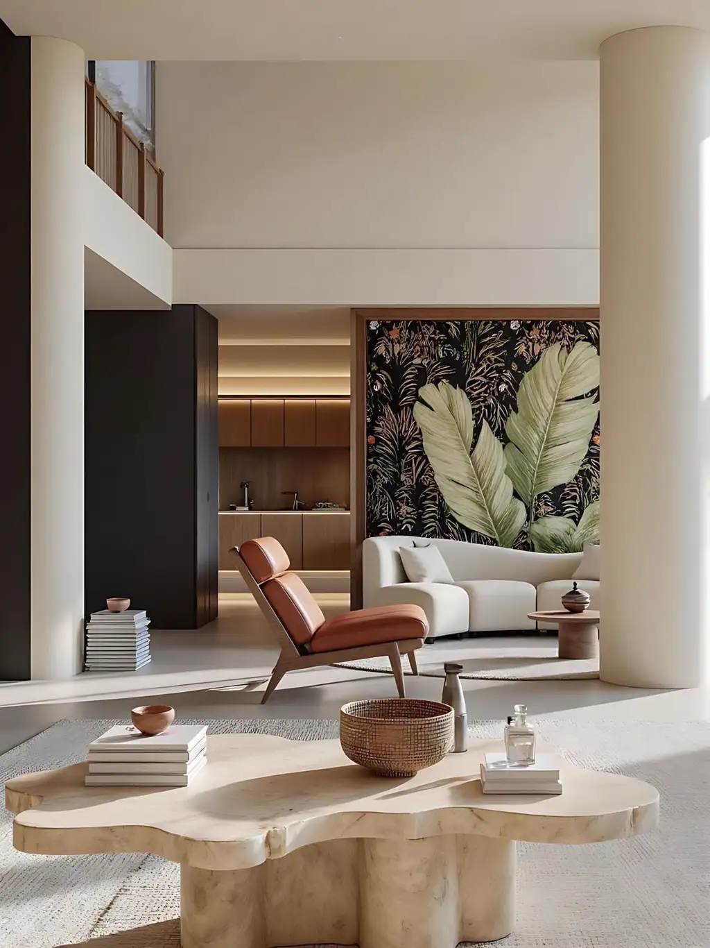 Double-height Villa Rendering 07, interior view 1