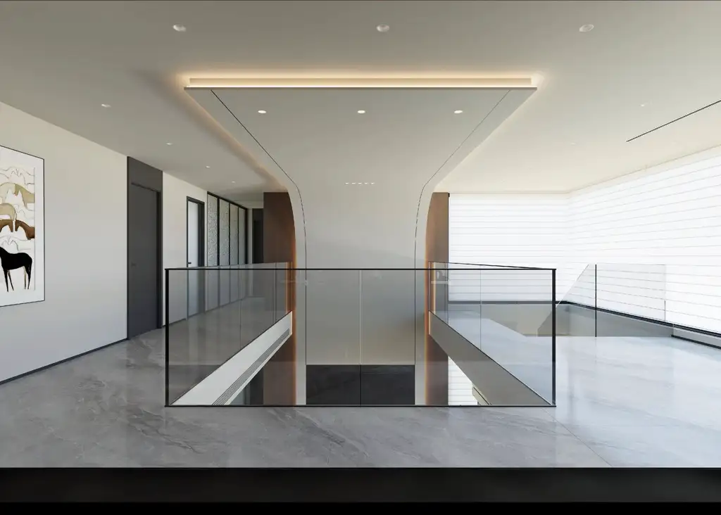 Double-height Villa Rendering 08, interior view 8