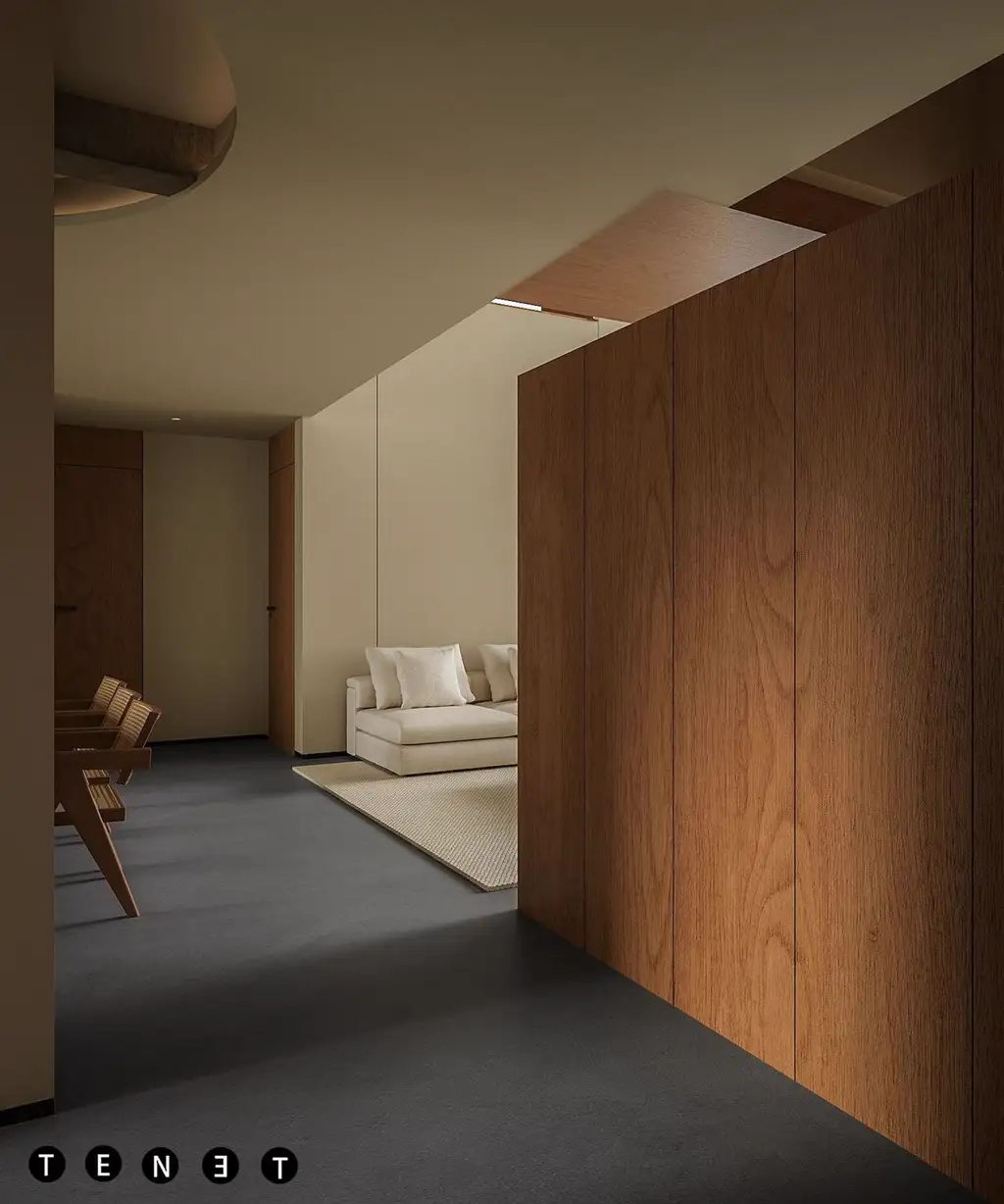 Double-height Villa Rendering 09, interior view 3