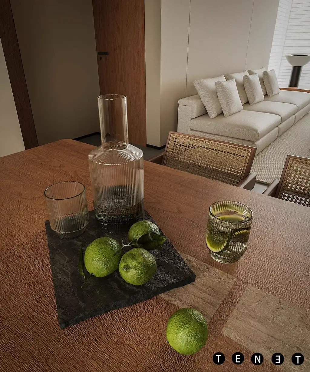 Double-height Villa Rendering 09, interior view 11