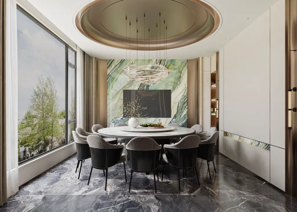 Double-height Villa Rendering 10, interior view 5