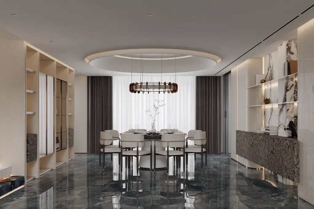 Double-height Villa Rendering 10, interior view 9