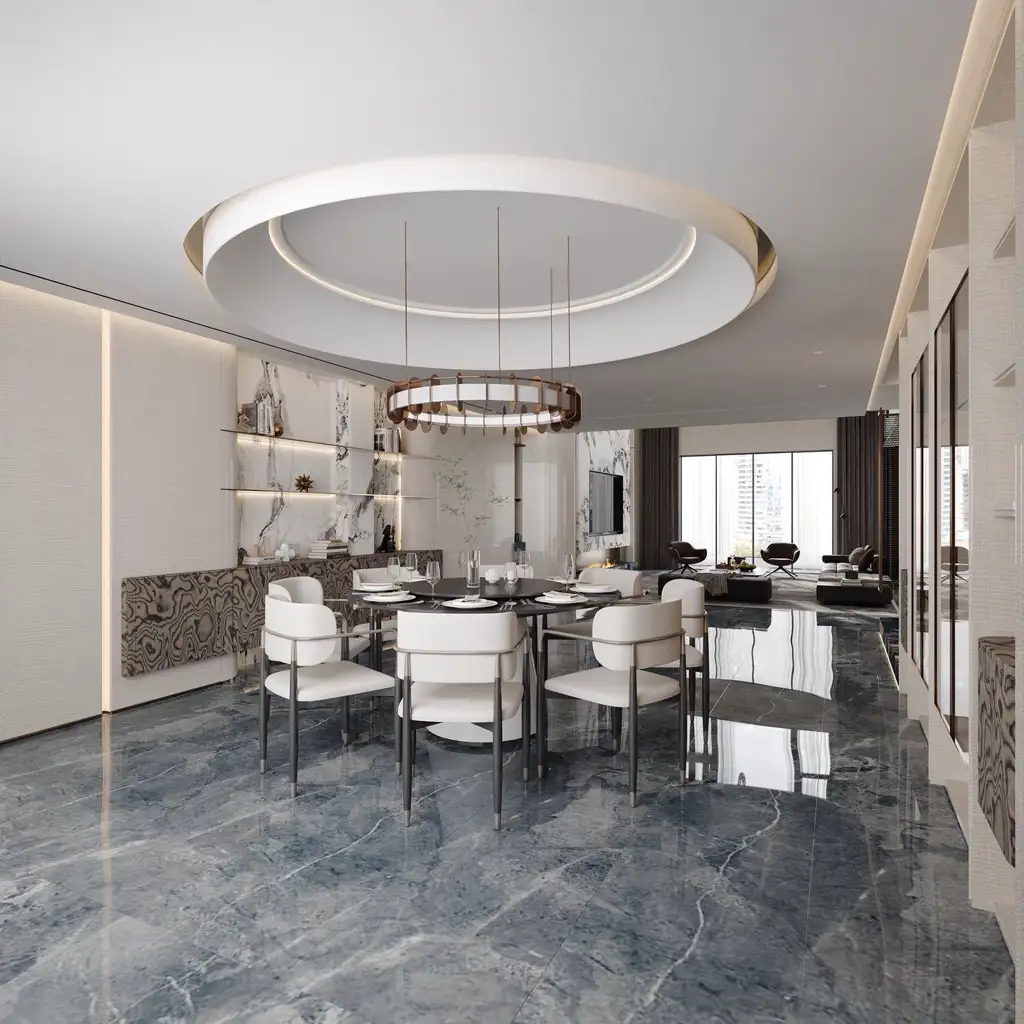 Double-height Villa Rendering 10, interior view 10