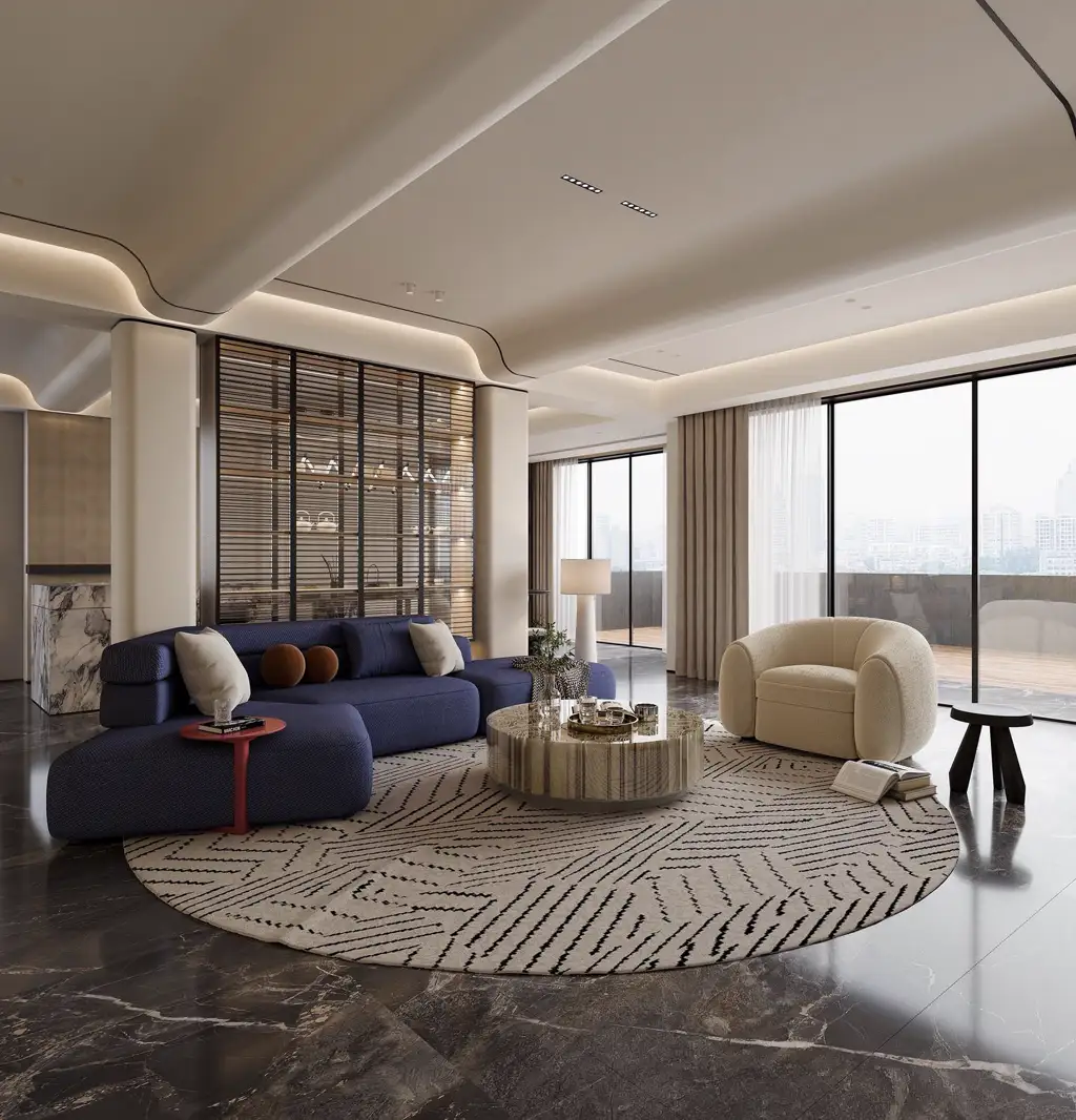 Double-height Villa Rendering 10, interior view 26
