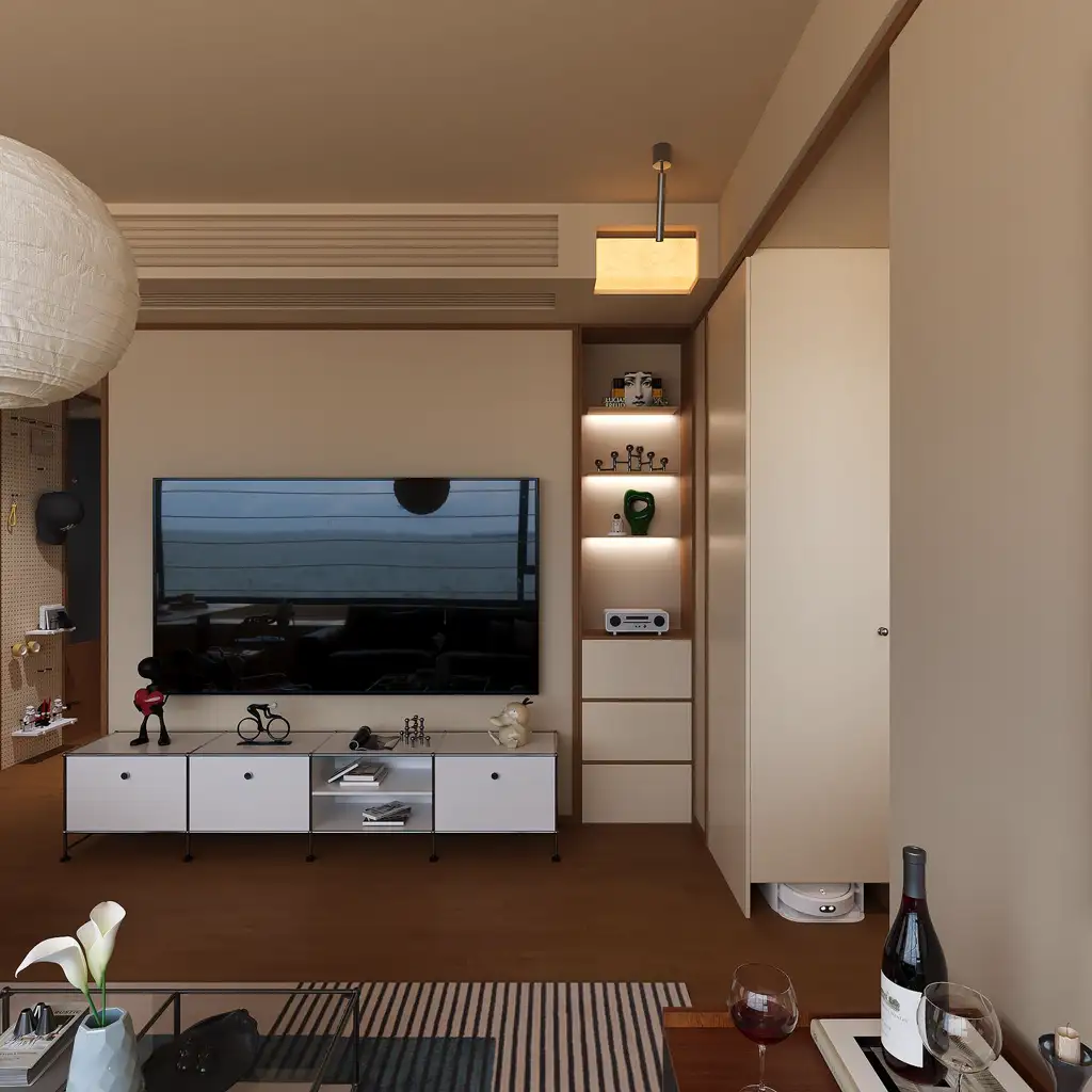 Modern Interior Rendering 01, interior view 4