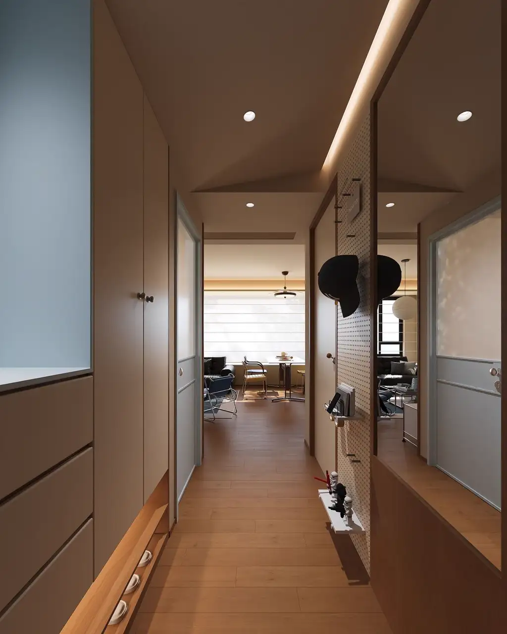 Modern Interior Rendering 01, interior view 6