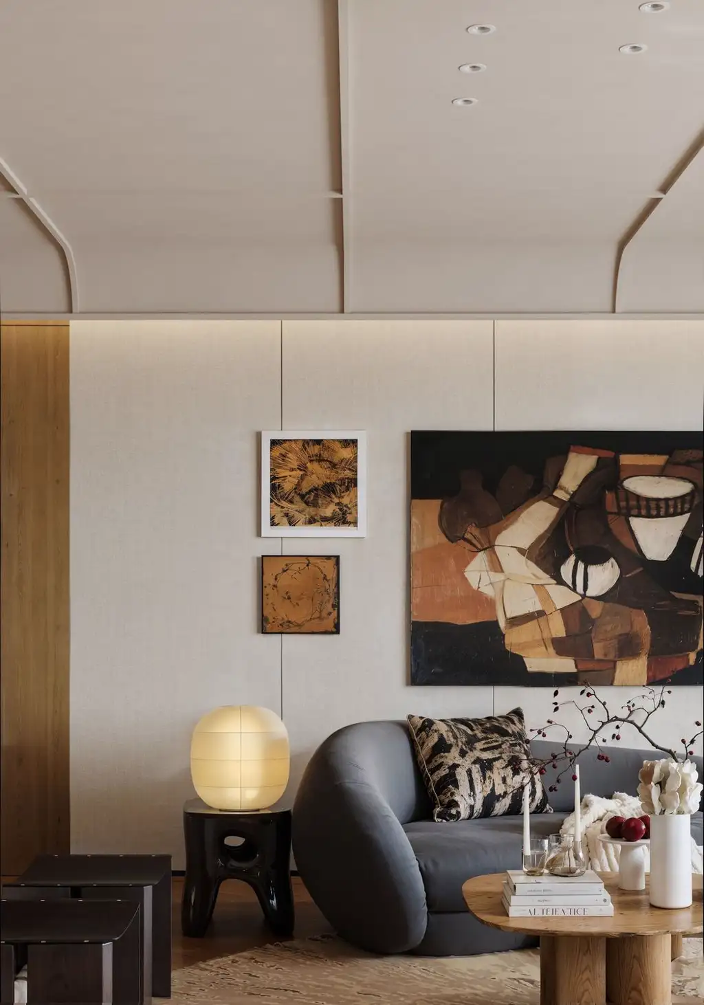 Natural Wood Interior Rendering 08, interior view 5