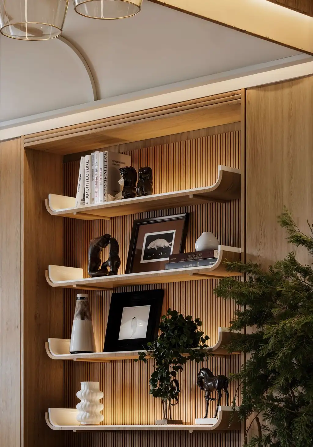 Natural Wood Interior Rendering 08, interior view 8
