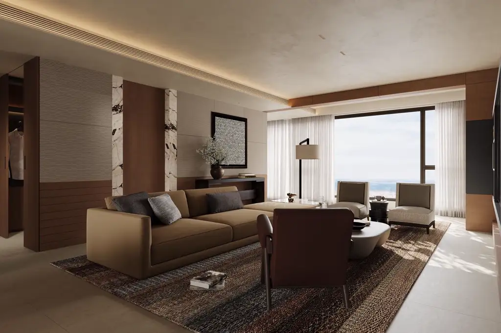 Natural Wood Interior Rendering 10, interior view 4