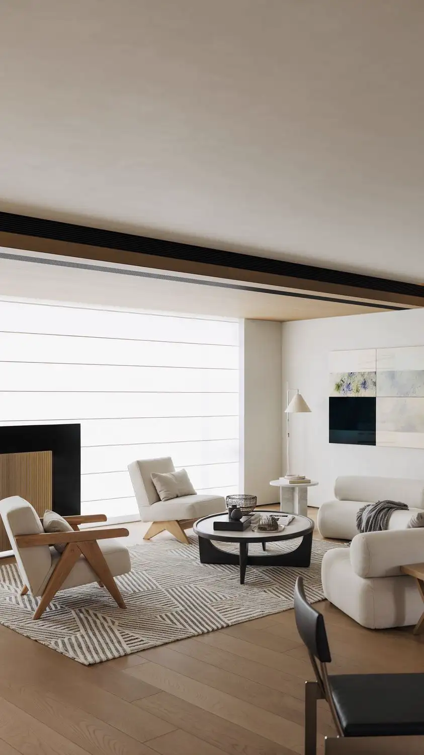 Natural Wood Interior Rendering 11, interior view 1