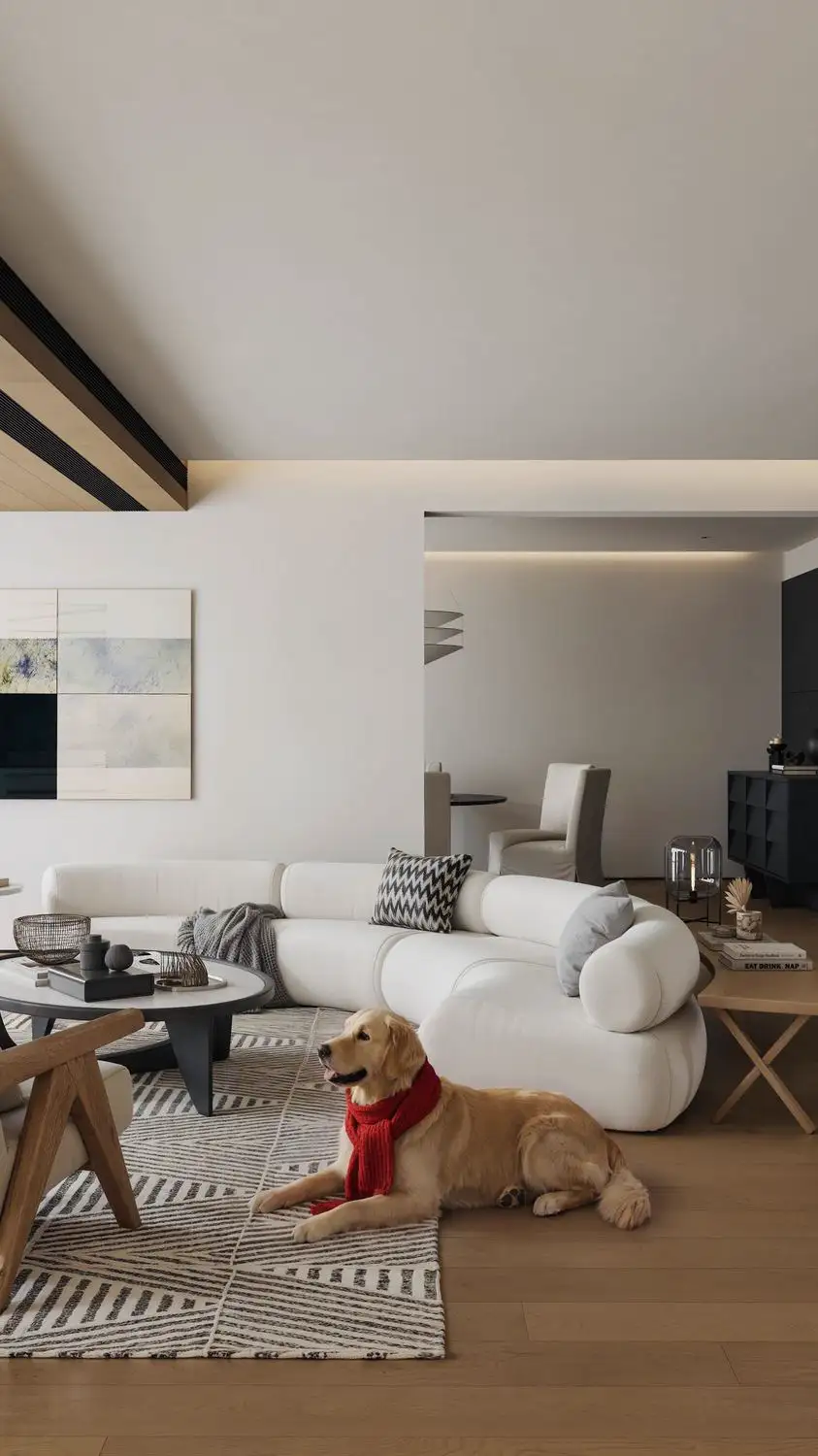 Natural Wood Interior Rendering 11, interior view 2
