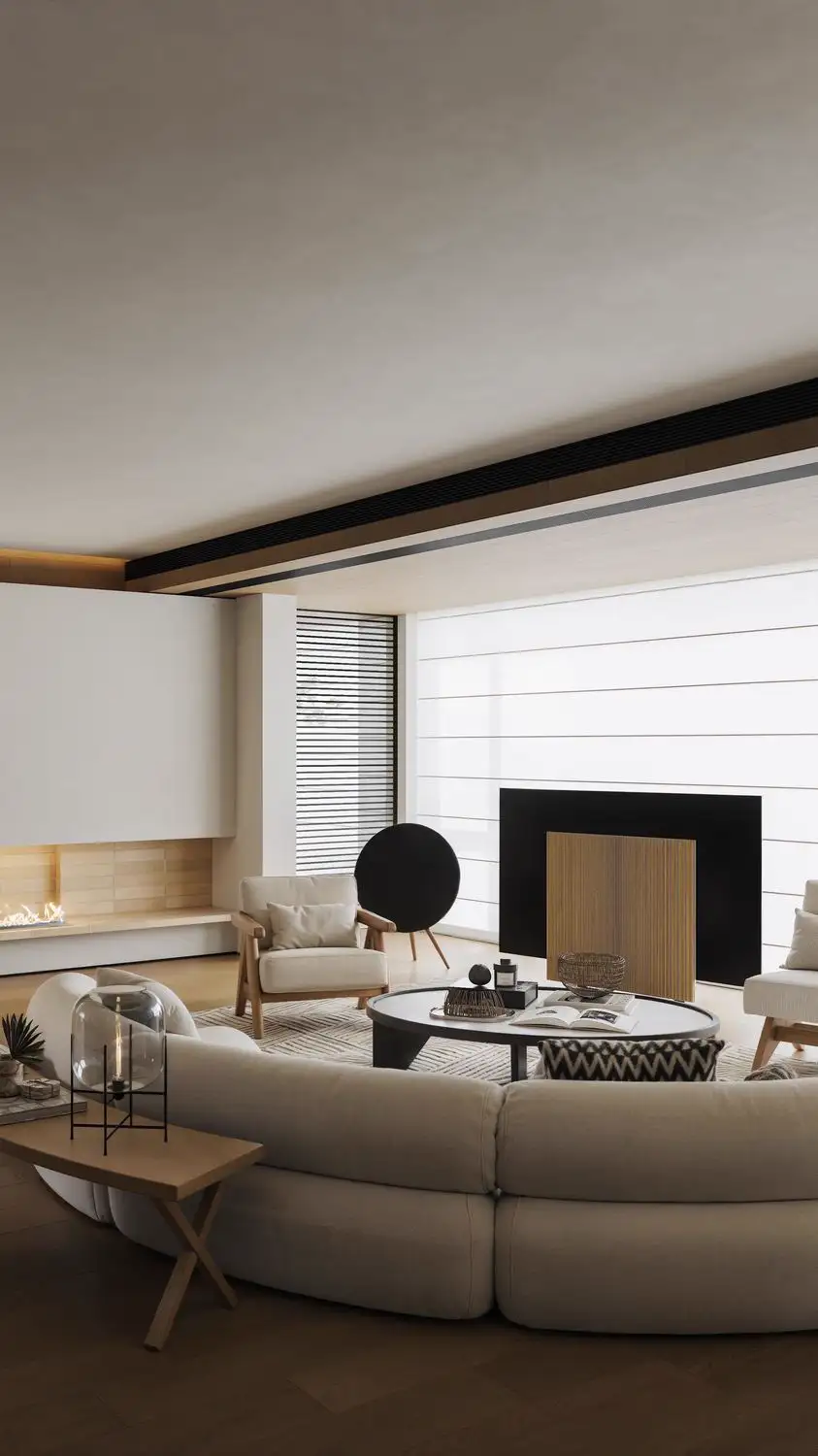Natural Wood Interior Rendering 11, interior view 5