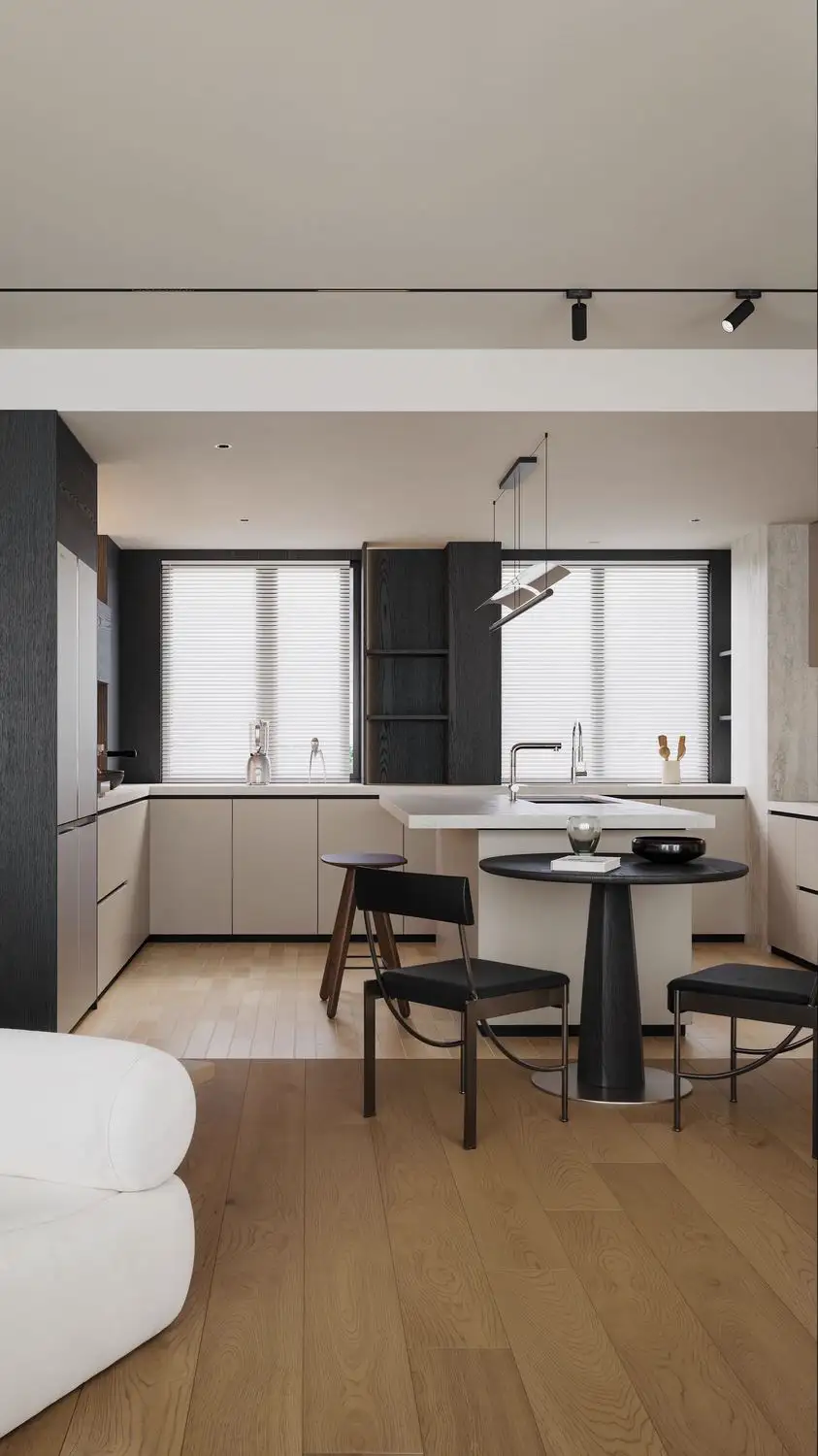 Natural Wood Interior Rendering 11, interior view 6