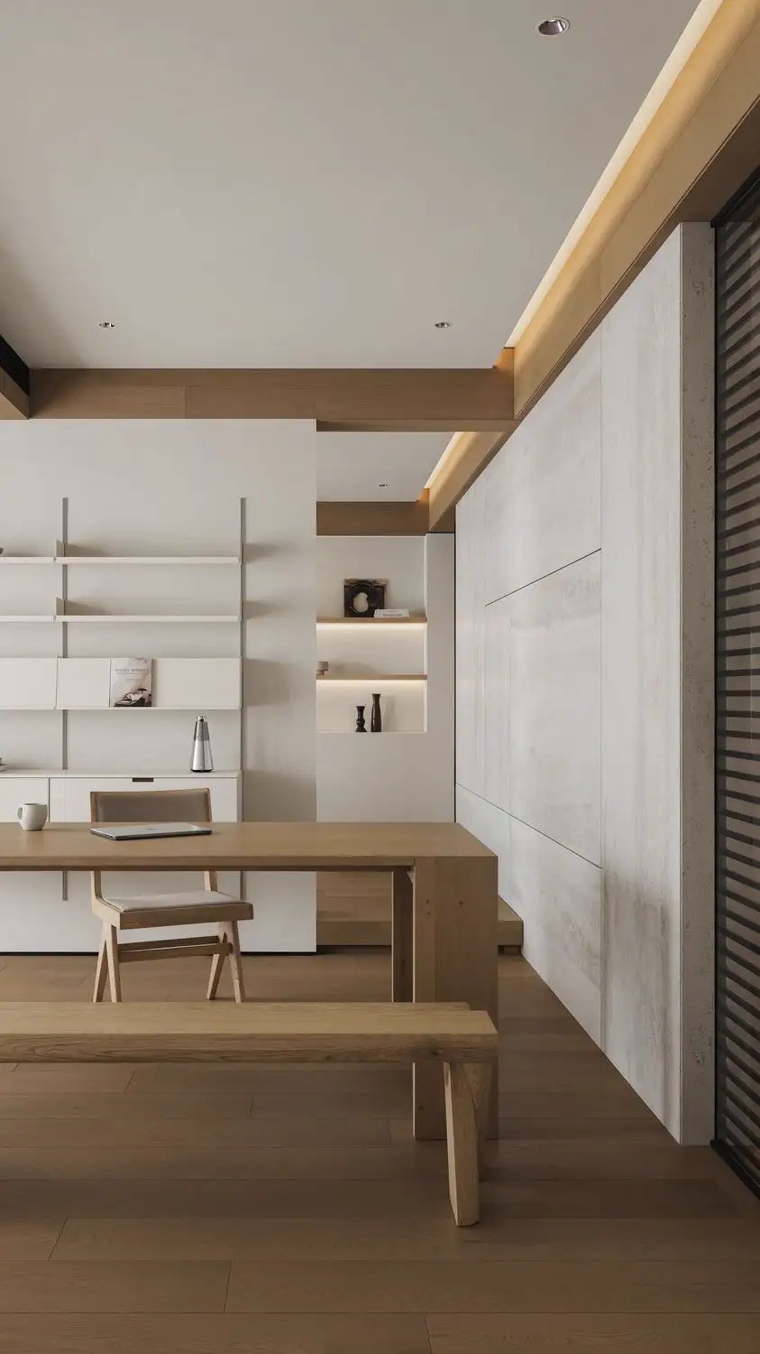 Natural Wood Interior Rendering 11, interior view 11
