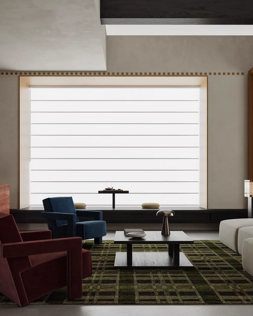 Natural Wood Interior Rendering 12, interior view 2