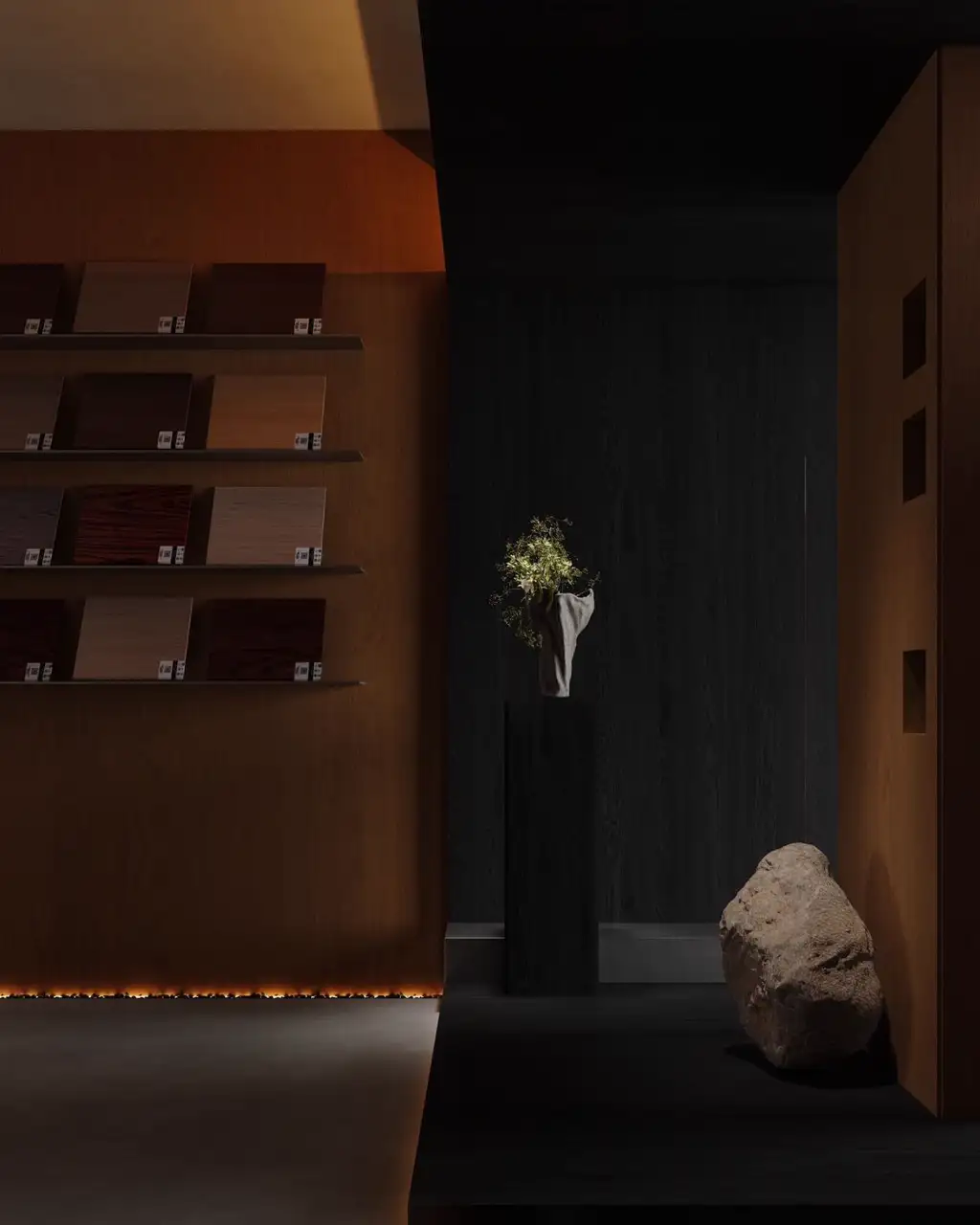 Natural Wood Interior Rendering 12, interior view 15