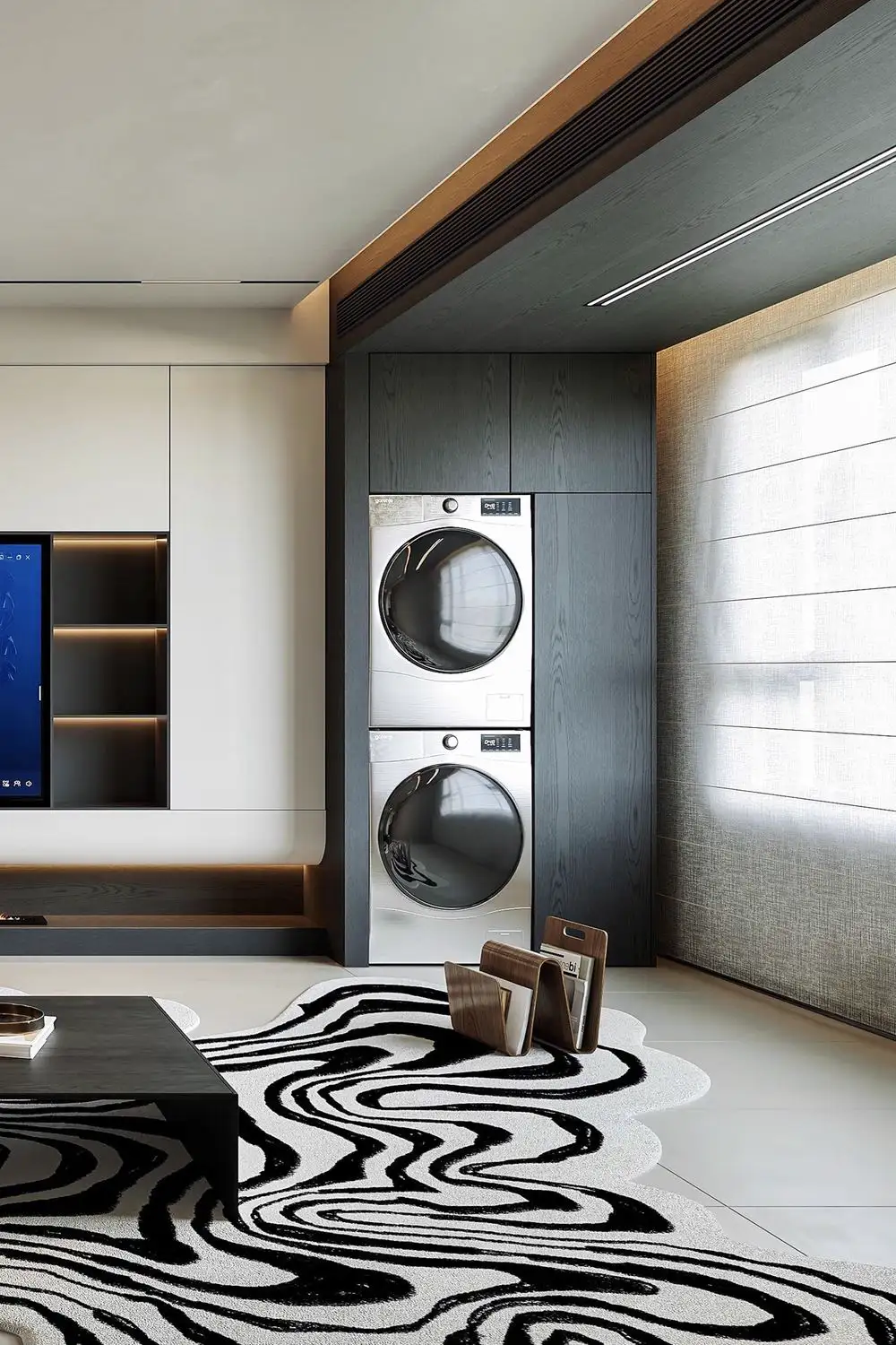 Italian Minimal Interior Rendering 13, interior view 3